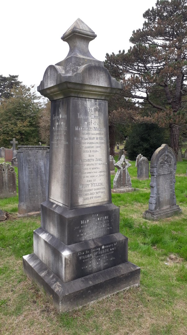 McKenzie Grave at Cathays Cemetery