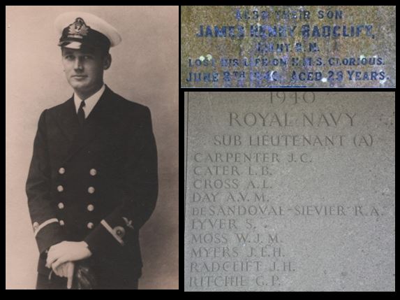 James Henry Radclift HMS Glorious