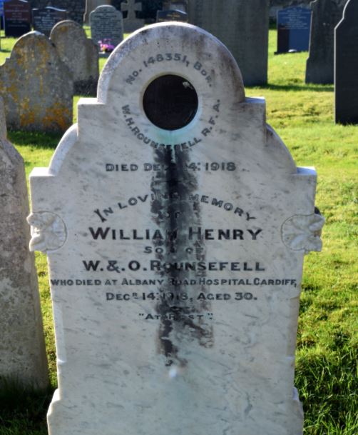William Henry Rounsefell Headstone