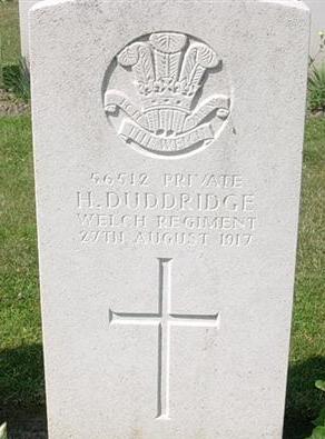 Harry Duddridge Headstone
