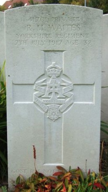 Reginald Meyrick Waites headstone